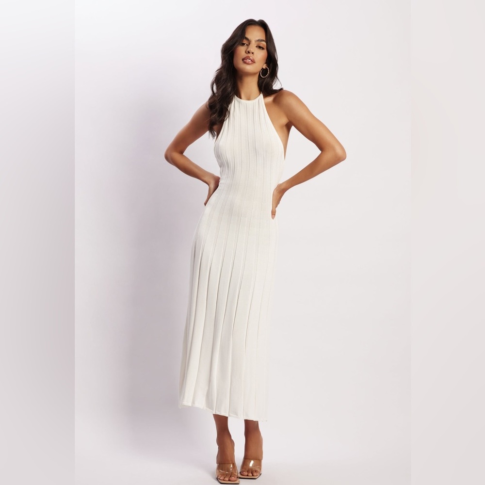 Meshki Adrienne halter dress